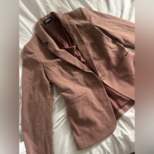 Espress Mauve/Brick Color Size 2 Comfortable Blazer